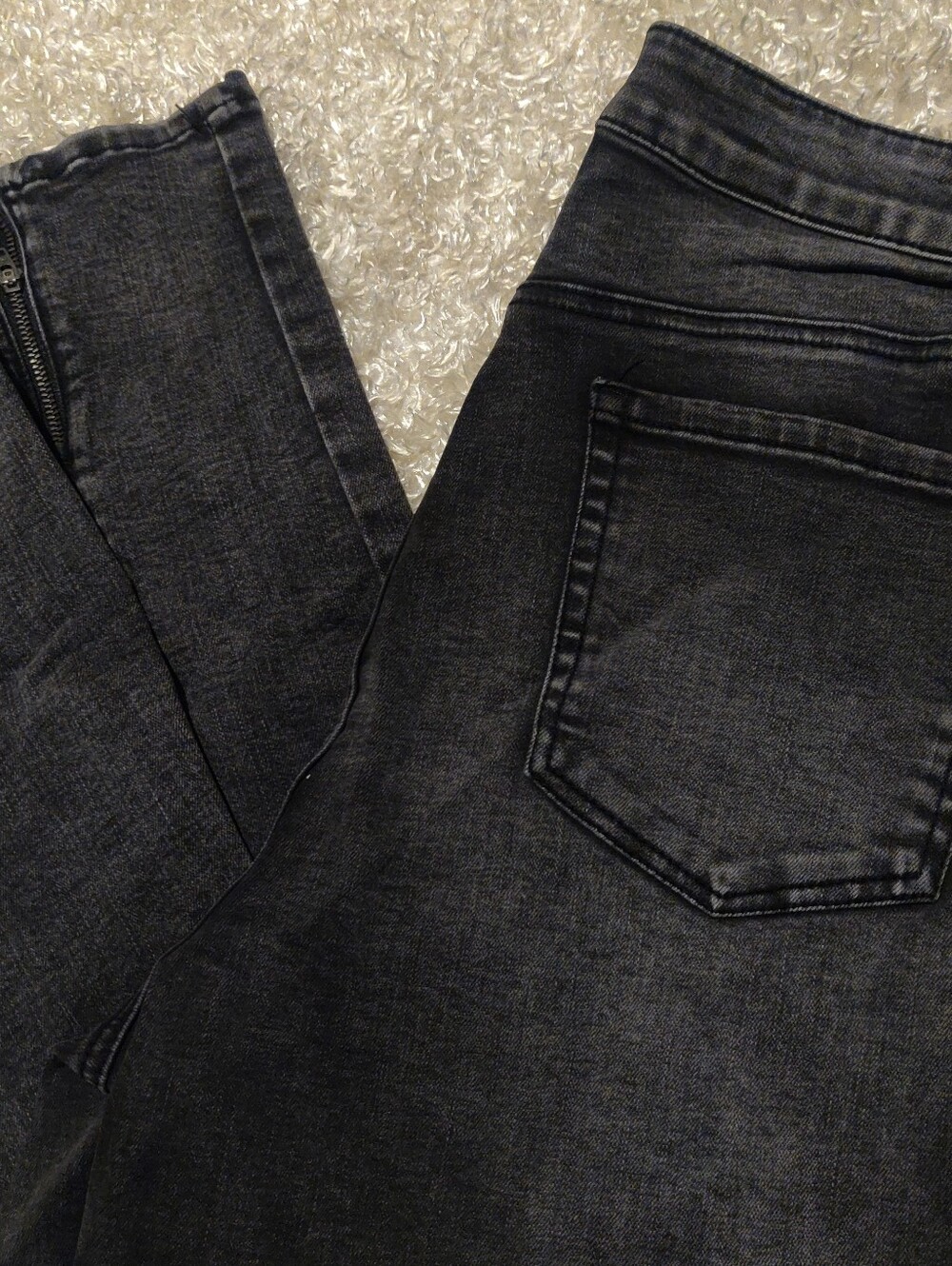 Women's NY&C HW Relaxed JeanHigh-Rise Black Wash Jeans - Picture 2 of 14